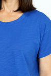 Mododoc Favorite Tee in Cosmic Cobalt.  Crew neck short sleeve slub cotton tee with straight hem.  Relaxed fit._t_53001556918638