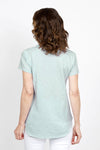 Mododoc Short Sleeve V Neck with Curved Hem_t_61523312443758