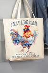 May Look Calm Tote Bag_t_61173685125486
