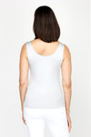A'nue Ligne Classic Tank in Platinum.  Scoop neck tank.  Fitted close to the body._t_60481021411694