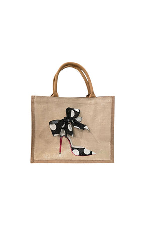 Black & White Stiletto Tote Bag_61174899081582