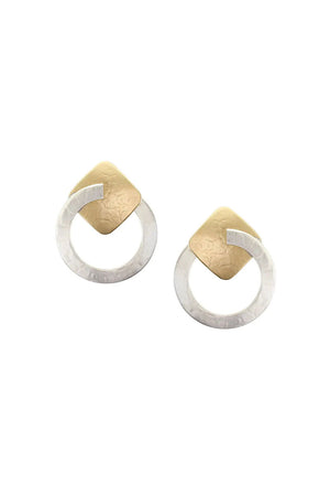 Square Ring Clip-On Earrings_34273296089288