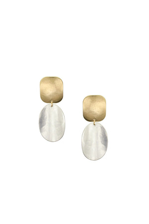 Dished Oval Clip On Earrings_34870029517000