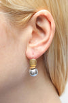 Dangle Grey Pearl Earrings_t_34702420934856