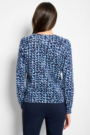 NIC+ZOE Knit Stitch Cotton Sweater_61126932627822