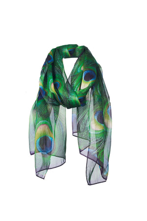 Peacock Feathers Scarf_34770867945672