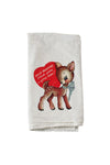 Deer Valentine Kitchen Towel_t_34850458108104