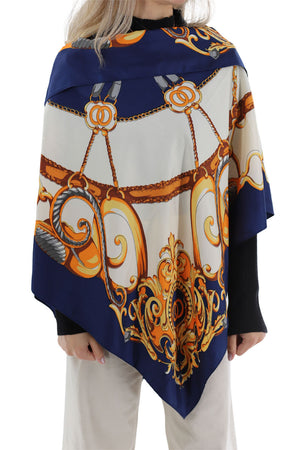 Chain Print Poncho_61071783821678