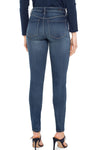 Liverpool Abby Skinny Jean in San Fernando a medium blue wash.  Mid rise skinny jean with button and zipper closure.  5 pocket styling.  Skinny leg.  30" inseam._t_61394192204142
