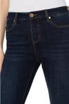 Liverpool Abby Ankle Skinny Jean in Eastmoor wash a dark blue. Mid-rise 5 pocket skinny jean with button and zipper closure. 28" inseam._t_34578296373448