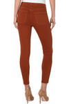 Liverpool Chloe Cognac Ankle Skinny Jean.  Pull on jean with set in waistband.  5 pocket styling.  Skinny leg.  28" inseam._t_34533298143432