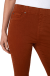 Liverpool Chloe Cognac Ankle Skinny Jean.  Pull on jean with set in waistband.  5 pocket styling.  Skinny leg.  28" inseam._t_34533298241736