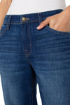 Liverpool The Keeper Boyfriend Jean in Pleasant Creek, a medium blue wash.  5 pocket jean with button and zipper closure.  Belt loops.  Relaxed jean with straight leg.  May be rolled or unrolled. Liverpool The Keeper Boyfriend Jean in Pleasant Creek, a medium blue wash.  5 pocket jean with button and zipper closure.  Belt loops.  Relaxed jean with straight leg.  May be rolled or unrolled. _t_61472189612398