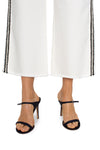 Liverpool Embroidered Stride High Rise Wide Leg Crop Jean, a white wash with black embroidered braid at sides.  9" rise 5 pocket jean with button waist and zipper closure.  Belt loops.  Leg seam detail.  20" leg opening, 26" inseam._t_60102263603566