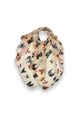 Dogs with Sunglasses Scarf_34960550068424
