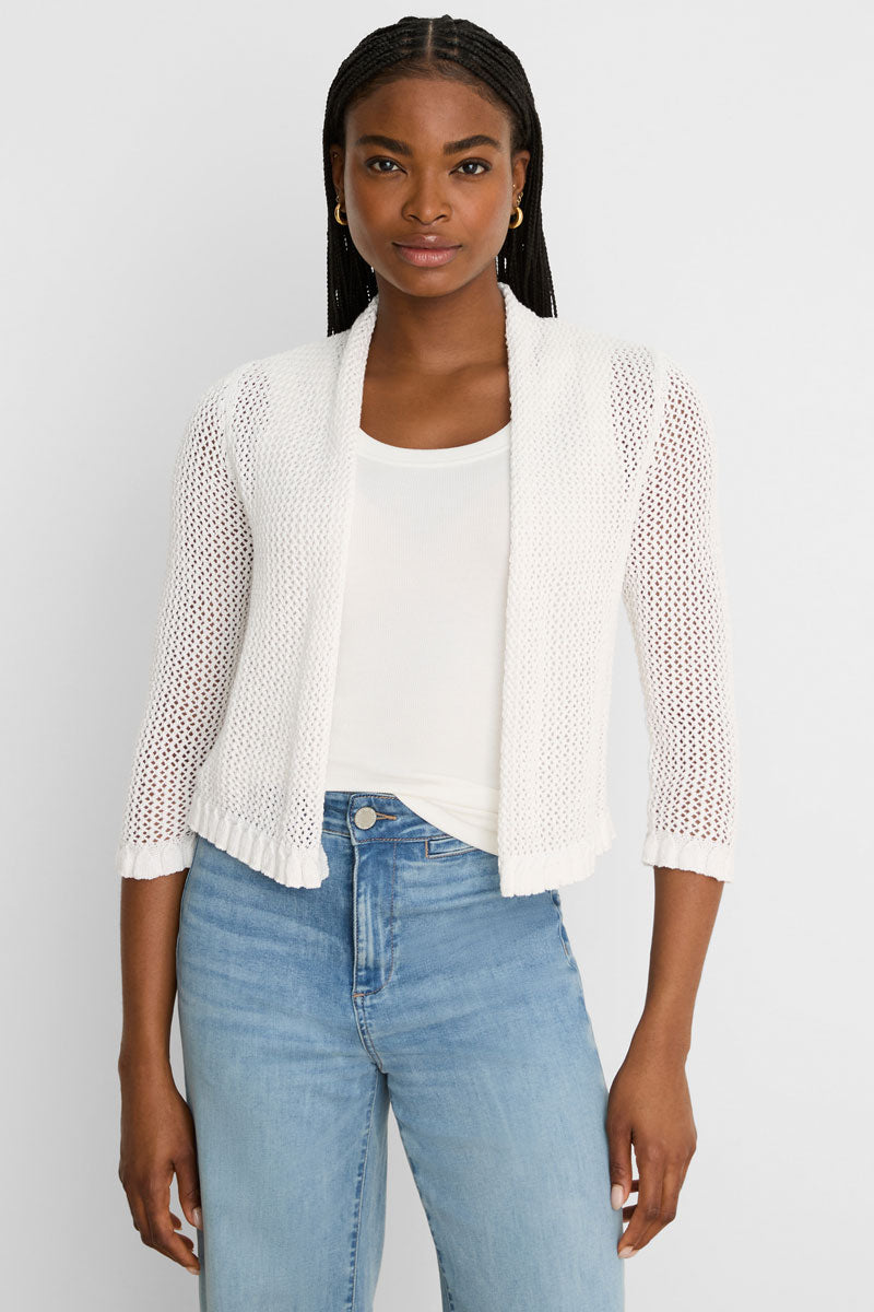 NIC+ZOE Mesh Ruffle Cardi – Evelyn & Arthur