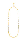 Two Tone Long Paperclip Necklace_t_60027021197678