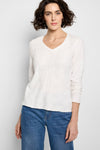 NIC+ZOE Lace Knit V-Neck Top_t_61126982467950