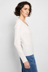 NIC+ZOE Lace Knit V-Neck Top_t_61126982500718