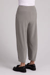 Sympli Narrow Lantern Pant in Taupe. Yoke waistband and balloon leg with 2 front pockets. 25" inseam._t_36063780110536