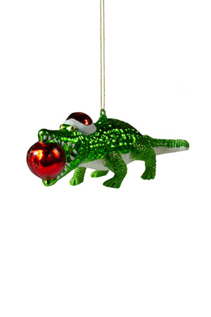Gator Glass Ornament_34589026320584