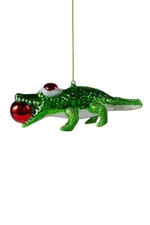 Gator Glass Ornament_34589026255048