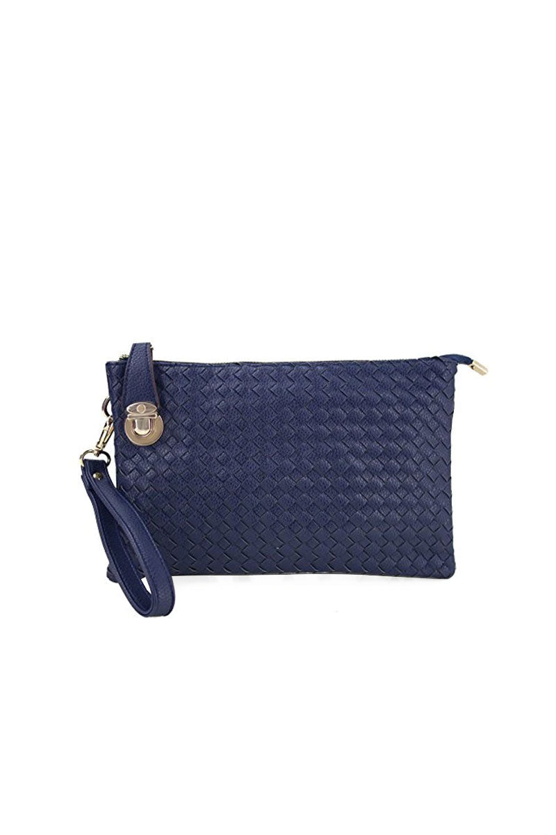 Snap Closure Woven Crossbody Purse – Evelyn and Arthur