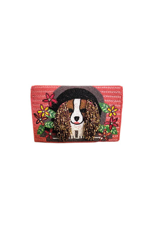 Puppy Beaded Clutch_61147216511342