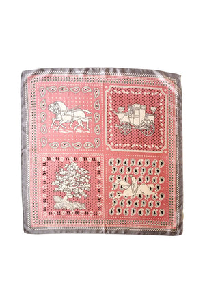 Horse & Carriage Square Scarf_61210857505134