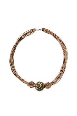 Bead Knot Short Necklace_34471019741384