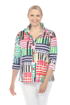 Terra Wire Collar Stripe Jacket_t_59694565163374