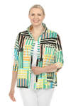 Terra Wire Collar Stripe Jacket_t_59694565130606