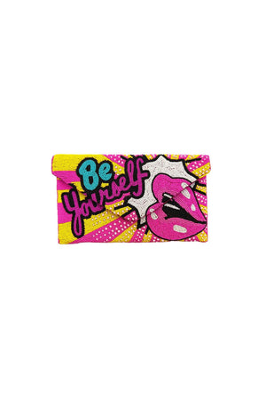 Be Yourself Beaded Clutch_61147170865518