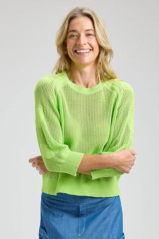 MARK & LONA 蛍光グリーン スウェット Zaket & Plover Hearts on My Sleeve Sweater – Evelyn & Arthur