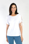 Top Ligne Solid Tie Sleeve Top_t_34111161106632