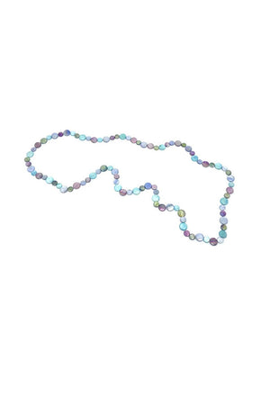 Single Strand Mother of Pearl Necklace Mauve Multi_15047024541805