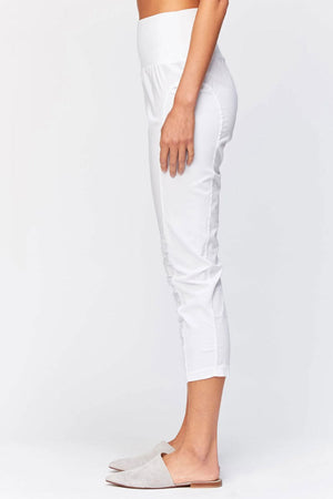 Wearables High Waist Jetter Crop in White._34139510636744