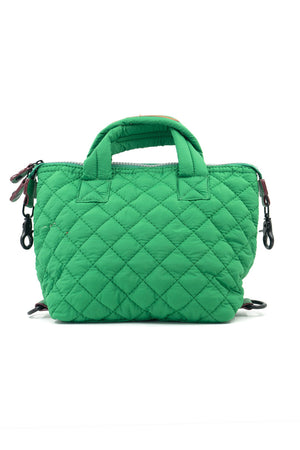 Mini Quilted Convertible Handbag in Kelly Green_32266523181256