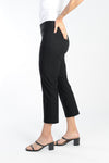 The Holland Ave Millennium in Black pant is now available in a cropped length! And pockets too! We've taken the pull on pant, tweaked the fit and made it more comfortable than ever before! Fashioned from a fabulous techno fabric, it holds its shape and resists wrinkles and bagging. The waistband is slightly curved in the front to prevent the pants from slipping down throughout the day._t_34098095554760
