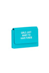 Grab and go with this cute and quirky travel accessory! This silicone card case with a magnetic snap closure stores all your cards and bills with ease. Perfect for those quick errand runs or your next vacation!_t_33094036619464
