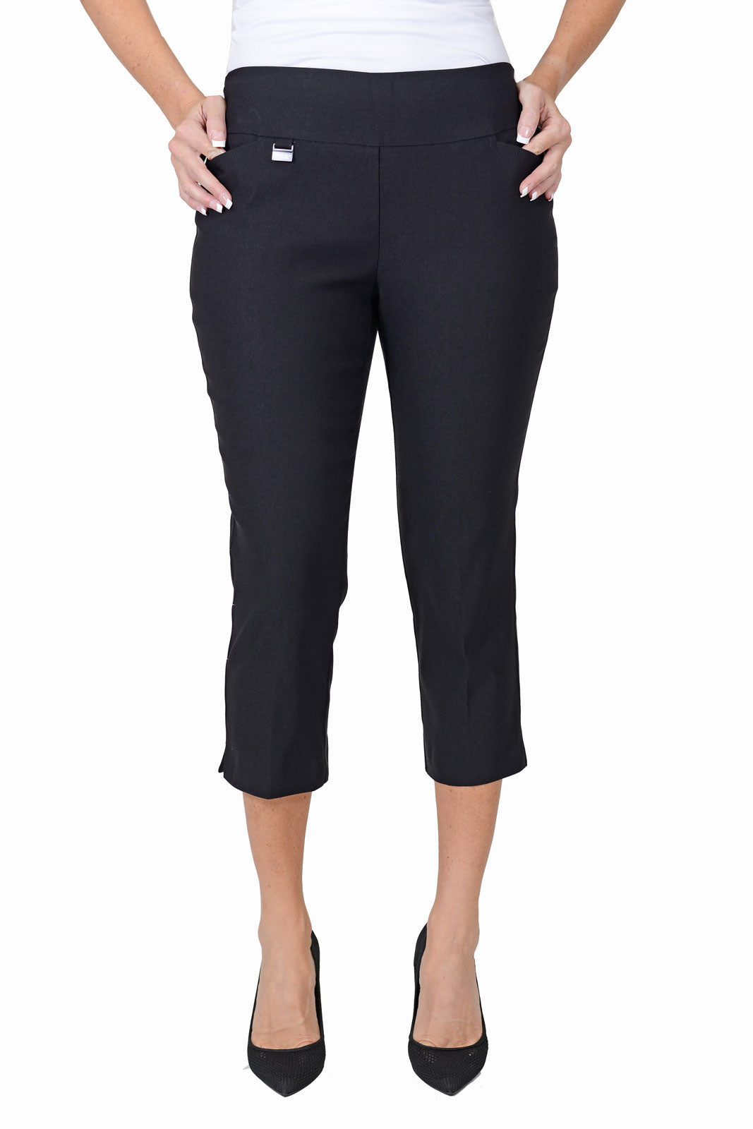Lisette L Montreal Slim Capri with Pockets Black / 8 Lisette L Montreal Slim Capri with Pockets Black / 8