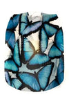 Blue Butterfly Luminaries, blue and black butterflys on translucent background_t_31563292999880