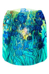 Iris Luminary Lanterns, Blue and green iris flowers on a translucent background_t_31571167477960
