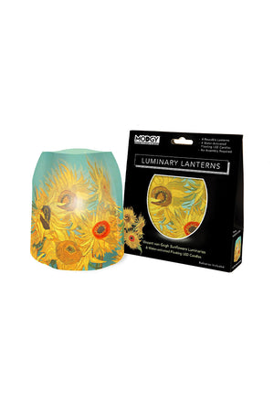 Paper latern depeciting Van Gogh's sunflower painting_32557663092936