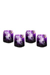 The Boo! Luminary Lanterns set the mood in any space with the addition of water and water-activated, floating LED candles. These durable, BPA free plastic luminaries feature modern, graphic designs and are suitable for indoor and outdoor use. Each set includes 4 luminaries, 4 LED candles and 4 lithium batteries per package. Luminaries arrive flat and expand with water._t_34412134629576