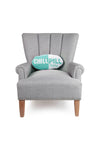 This cute and quirky "chill pill" latch hook pillow is the perfect for any chair, bed, or sofa. This adorable pillow is handmade with dyed wool and backed with a soft velvet fabric and zipper closure._t_32841446555848