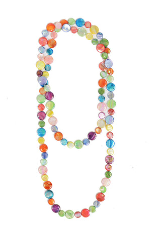 Single Strand Mother Of Pearl Necklace_8988629663842