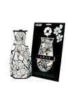 Magnolia Window Expandable Vase, stained glass theme with magnolias throughout, bpa free plastic, 10.25x6.25_t_31836639854792