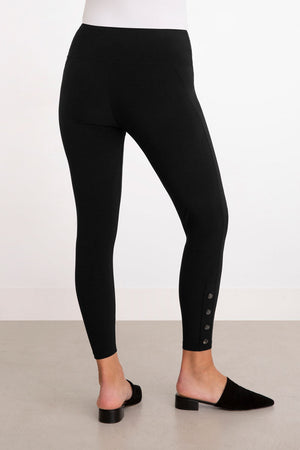 The Sympli Quest Legging is the lightest, most comfortable legging around! This everyday legging features side button closures at the outer ankles. The subtle details make this a terrific bottom layering piece under a tunic. It doesn't add bulk, it just provides coverage!_33564316664008